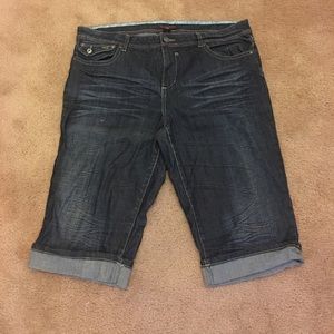 Dark Jean shorts