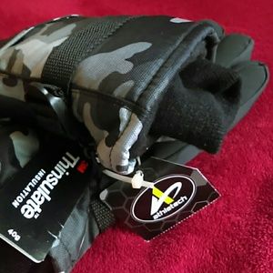 Men's Atletech Camo Winter Gloves XL Thinsulate