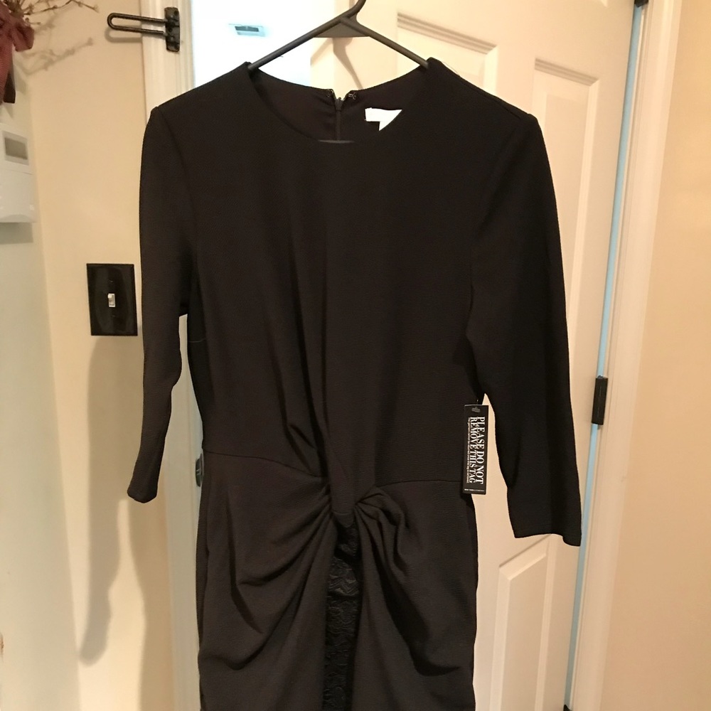 New York & Company Twisted Waist Dress Size Small