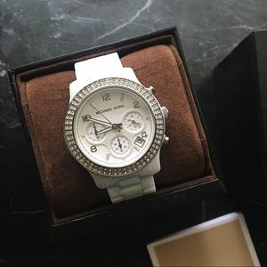 MK5188 Michael Kors Ceramic Runway Glitz Watch