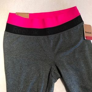 Reebok Charcoal Heather Leggings!