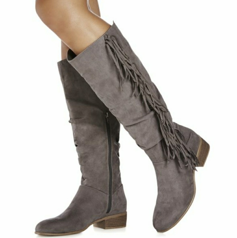 NIB JustFab Elliot Boots sz 6