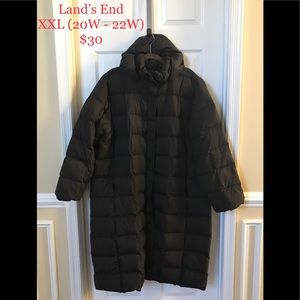 Land’s End Long Puffer Coat