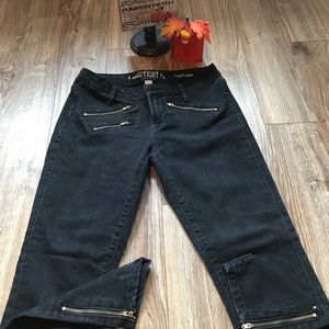 CHarlotte Russe refuge faded black skinny jeggins