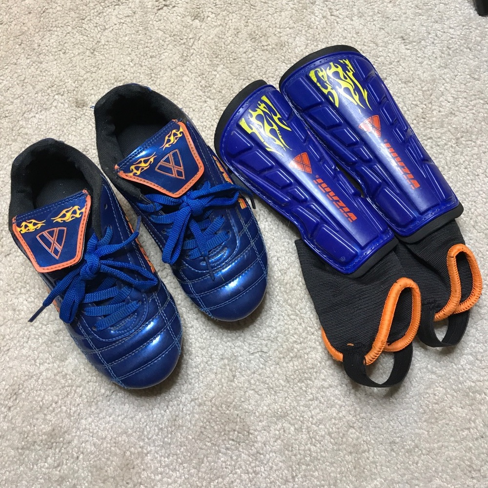 Boys Soccer Cleats and shin guards!