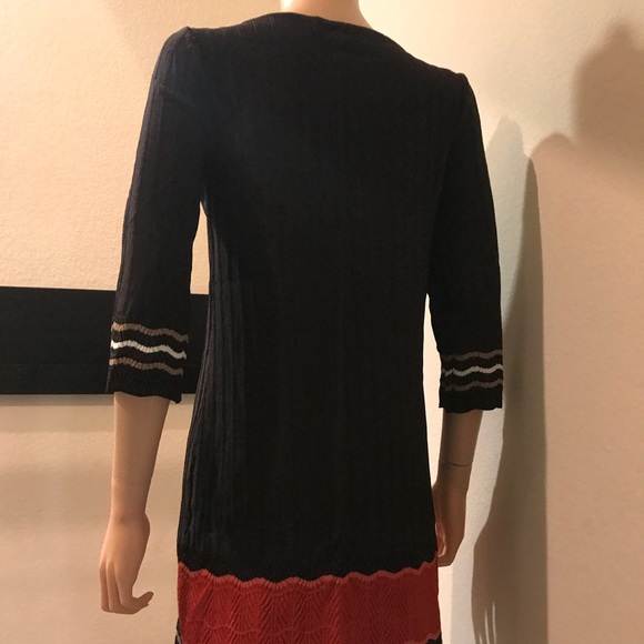 3/4 Sleeve Business Colorblock Dress - Picture 2 of 3