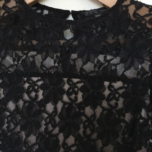 Zara Basic M lace dress - Picture 2 of 2
