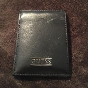 Guess Single Fold Wallet - Genuine Leather