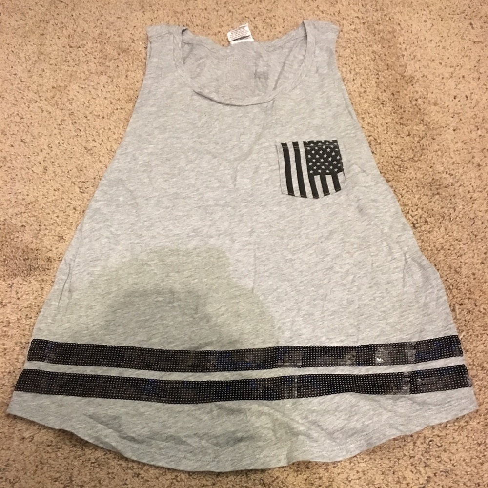 PINK Victoria's Secret Flag Tank