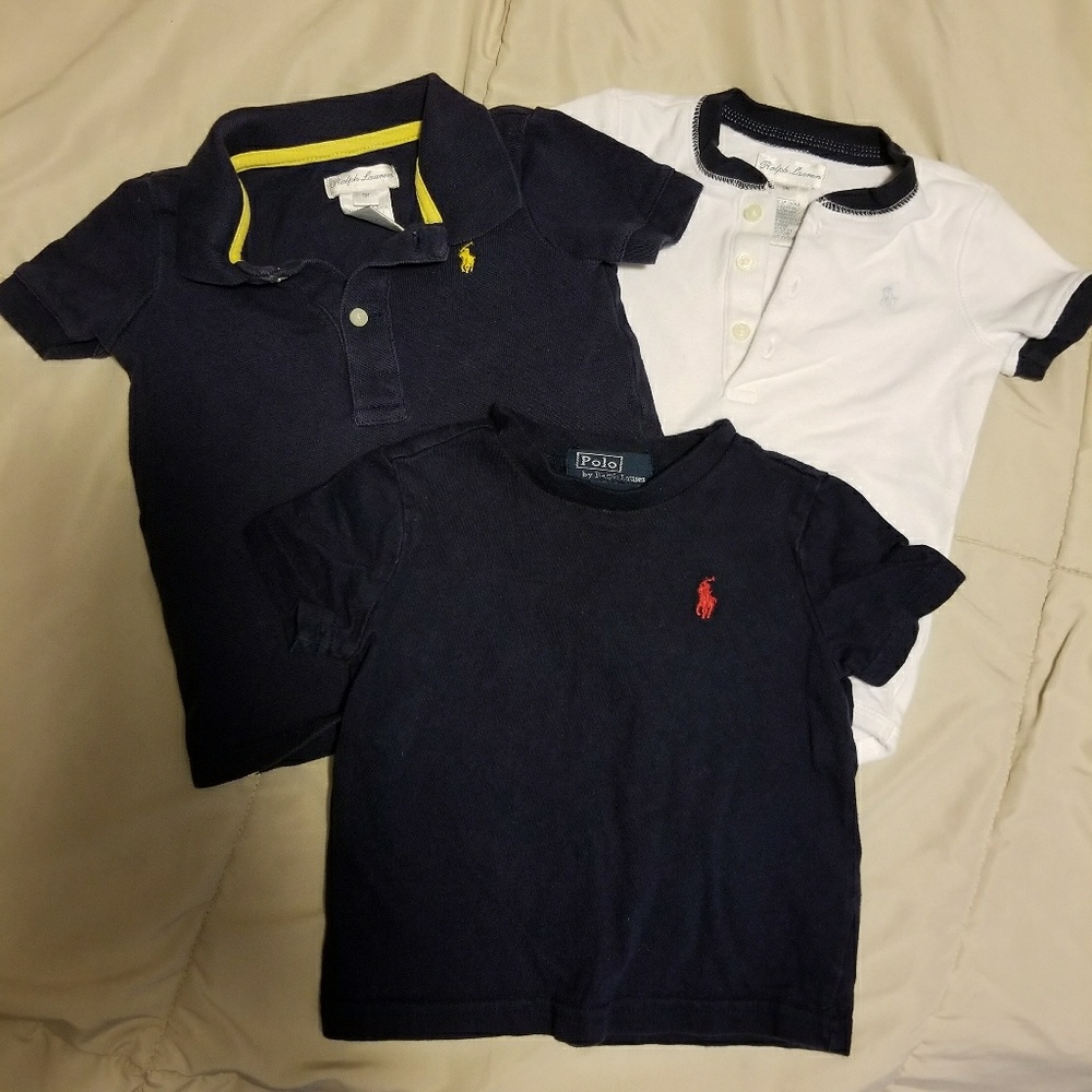 Bundle of 3 boy Polo shirts
