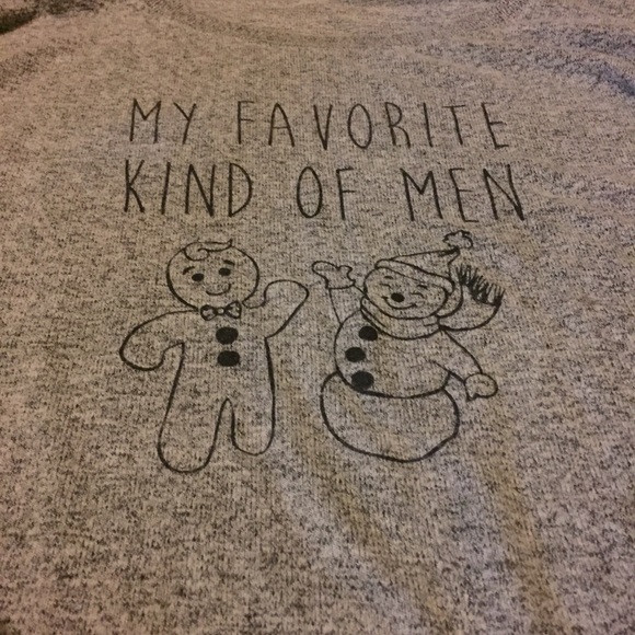 SOLD Christmas themed cozy sweatshirt - Picture 2 of 3