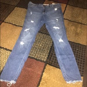 High rise Hollister skinny jeans!