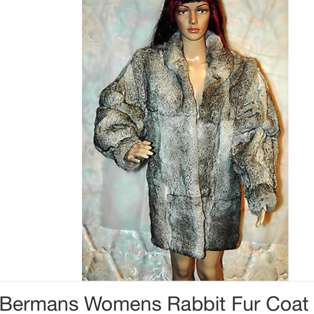 BERMANS VINTAGE FUR COAT