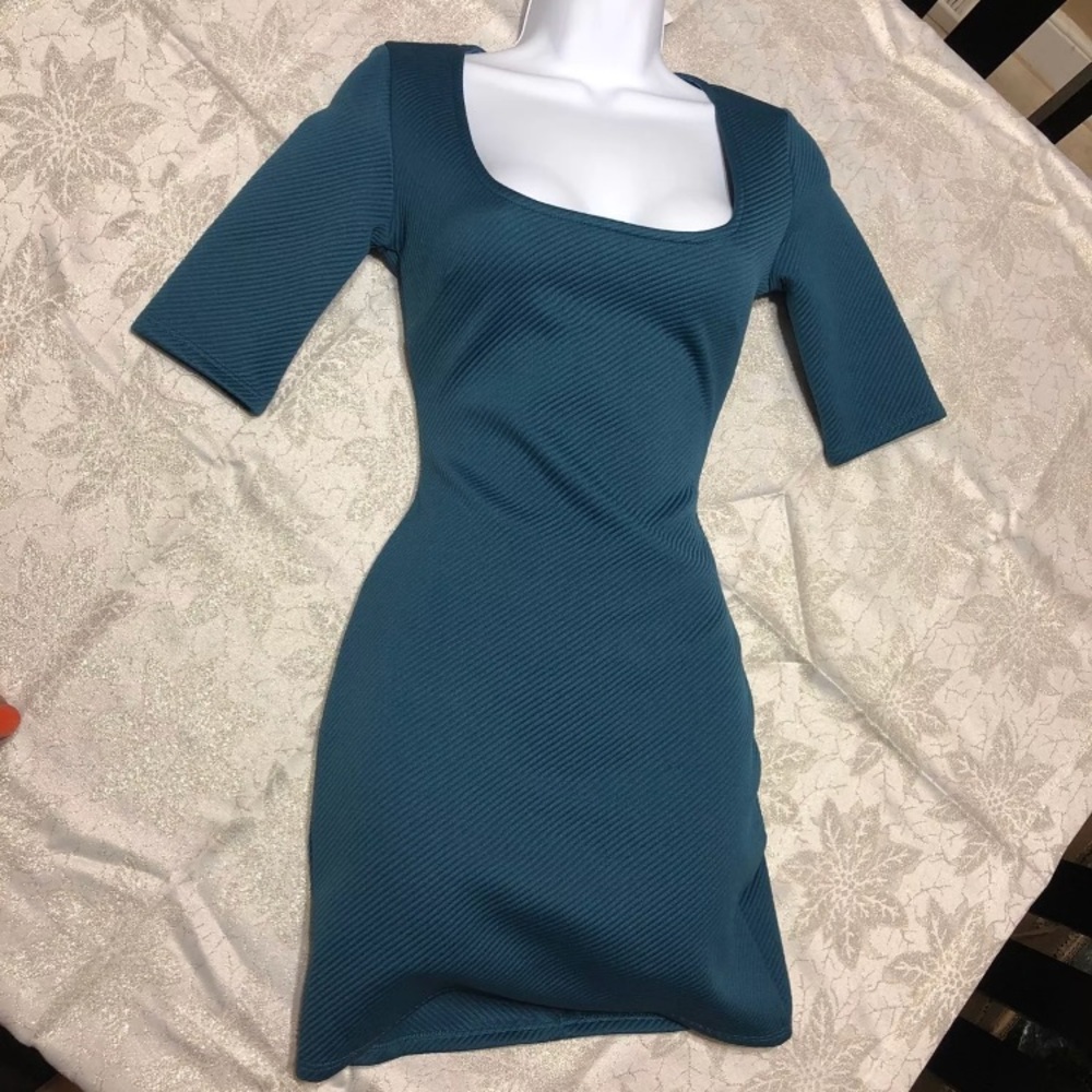 Dark green dress