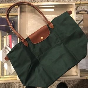 longchamp green bag