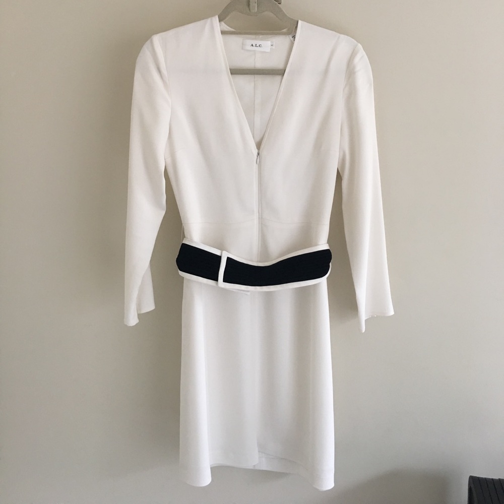 A.L.C Carter Carter Zip-Front Crepe Dress