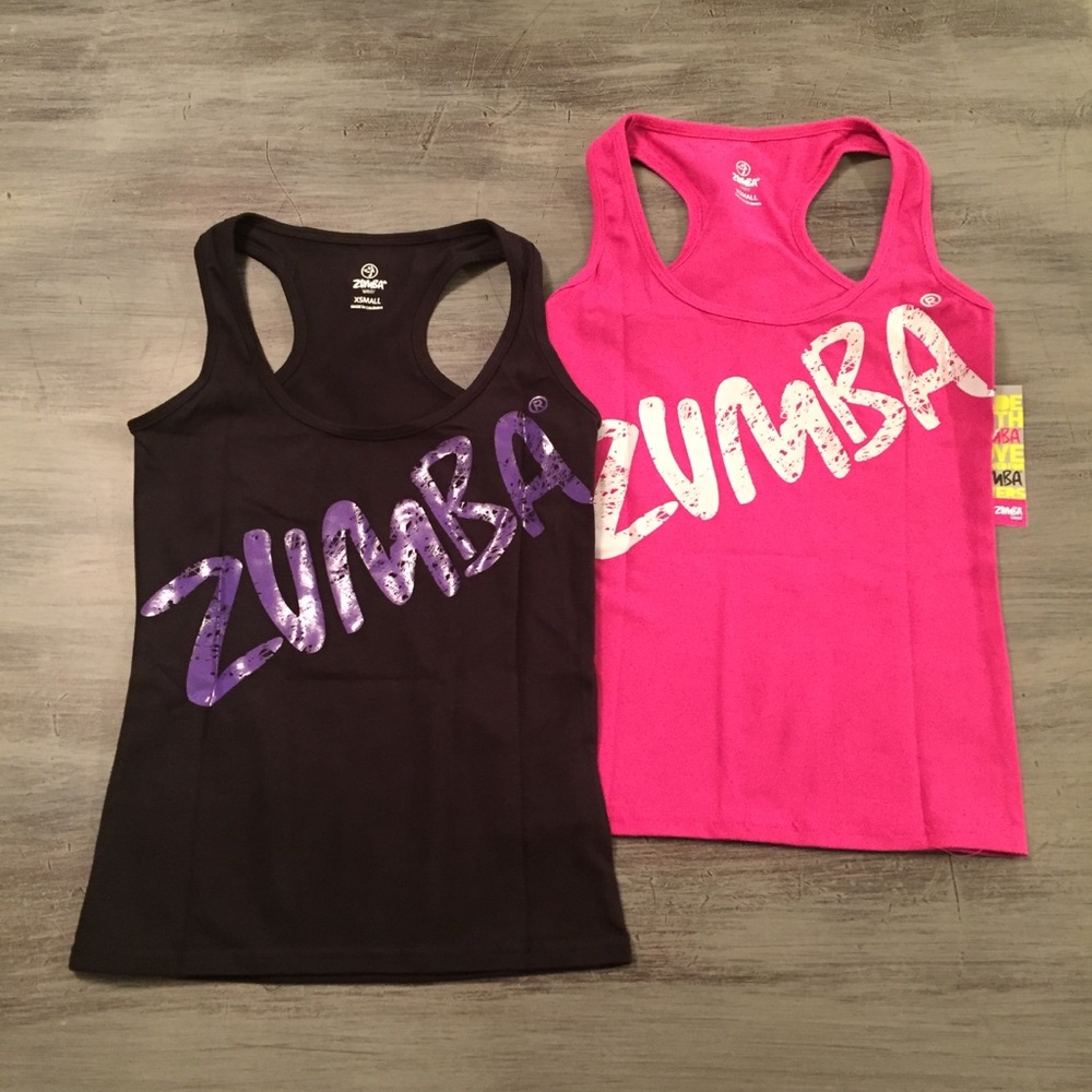 NWT Zumba Fitness Tanks Sz XS 2 for $20