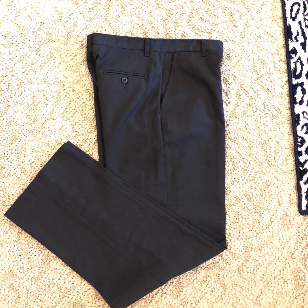 CHAPS BLACK DRESS SLACKS SZ16 REG GREAT CONDITION