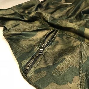 RBX Camo High Waist Leggings with Zipper pockets