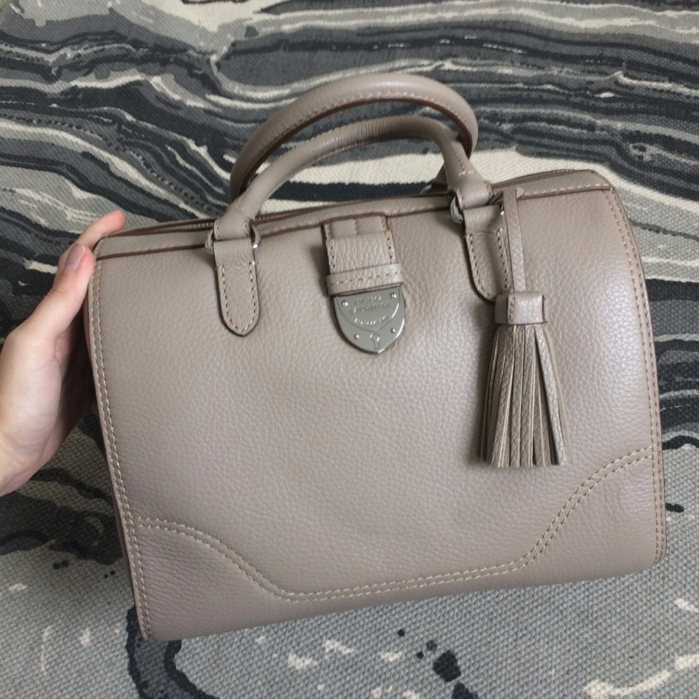 Ralph Lauren Taupe Nude  Bucket bag