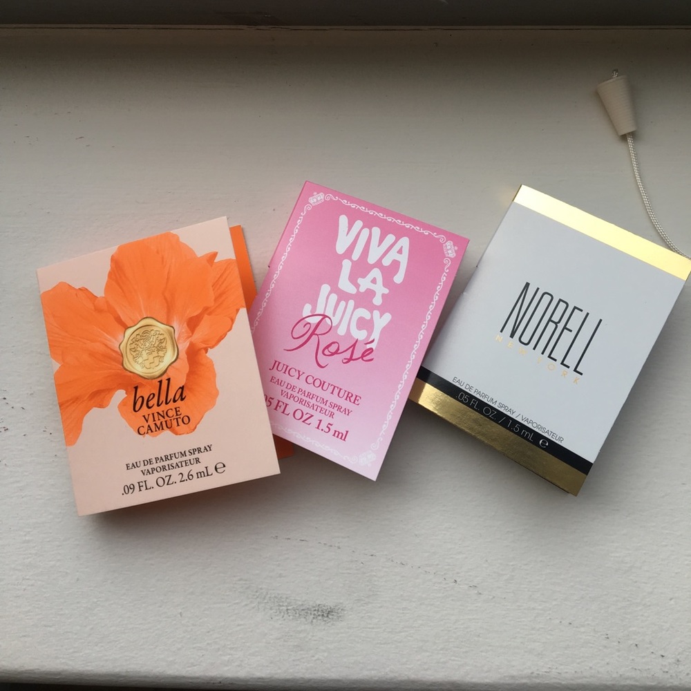 Vince juicy perfume samples x 3