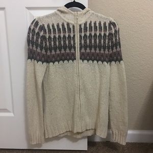 Women's Medium REI zip-up sweater jacket