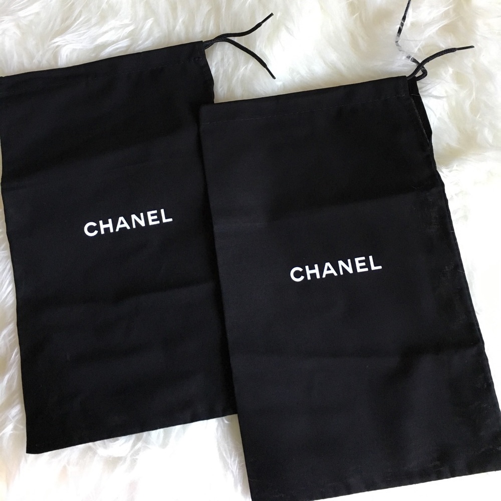 Authentic Chanel Shoe Dust Bag(2)