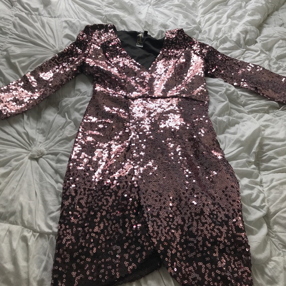 Sequin Ombré Dress