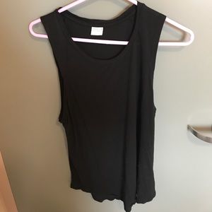 Open sides black tank top! Super soft and comfy!