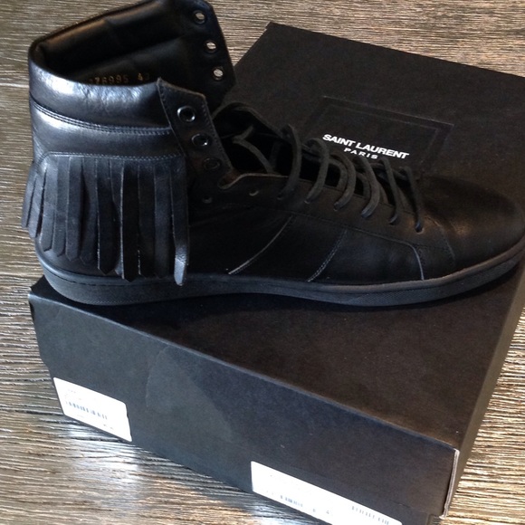 Saint Laurent black leather shoes - Picture 1 of 1