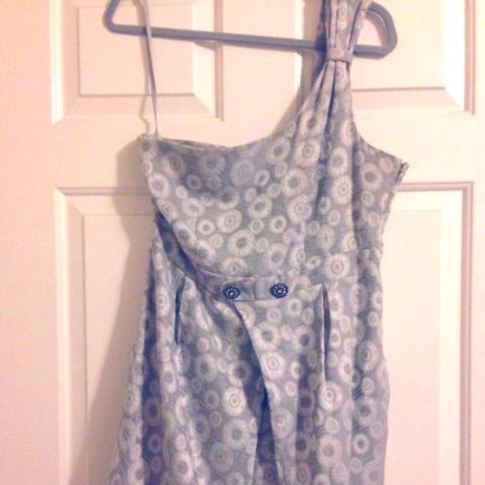 Moulinette Soeurs ANTHROPOLOGIE $178 Grey dress