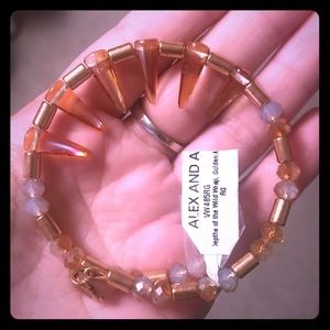 Alex and Ani spike Bangle