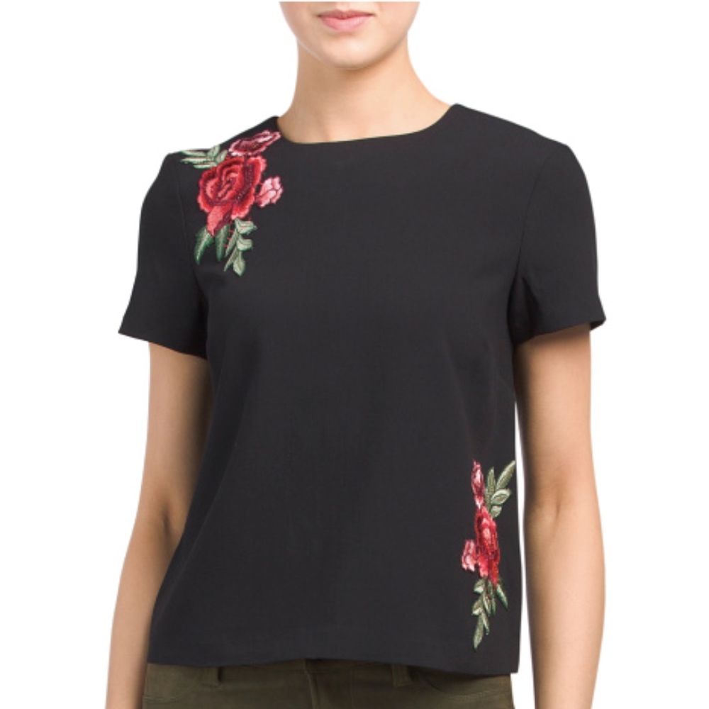 Embroidered top