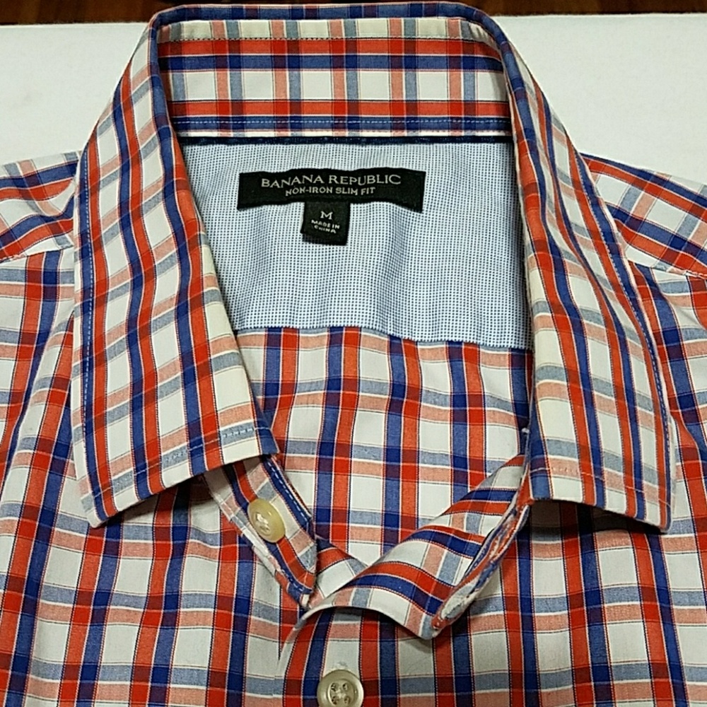 Slim Fit Long Sleeve Button Up Shirt
