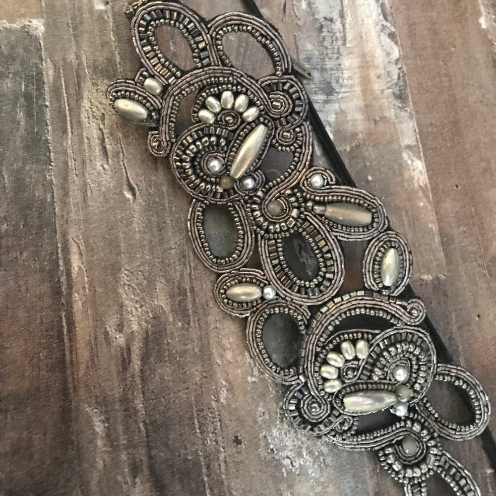 Pink Pewter Headband