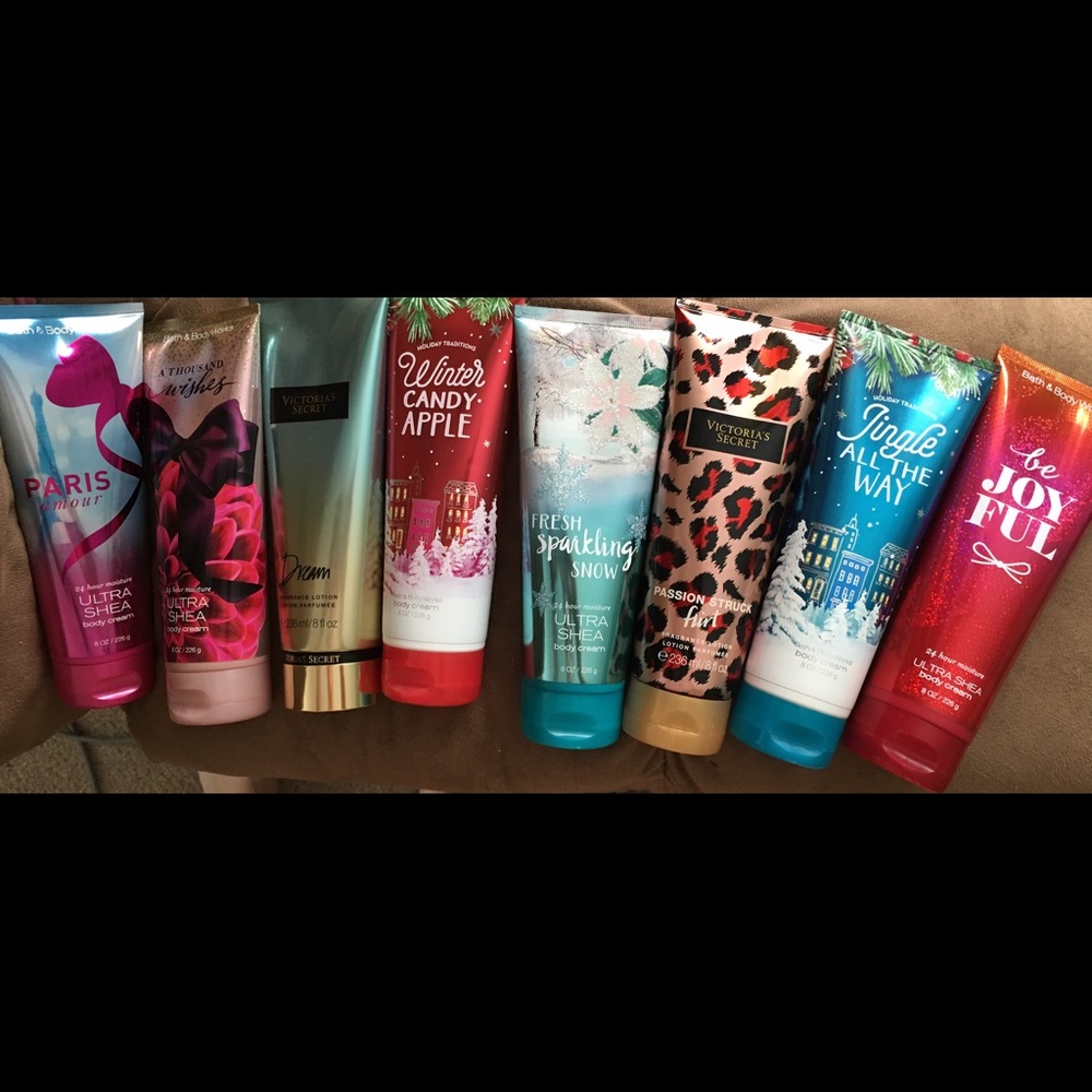 Lot of 8 lotions unused
