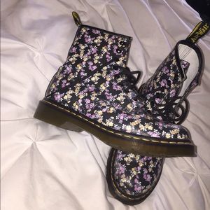 Dr. Martens Floral Boots