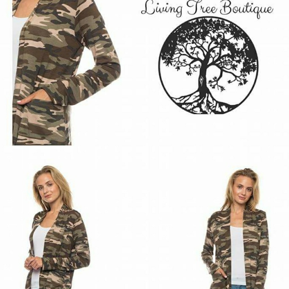 Camo Cardigan