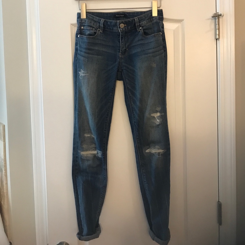 White House Black Market skinny leg Jean denim 00