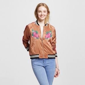 Embroidered Bomber Jacket