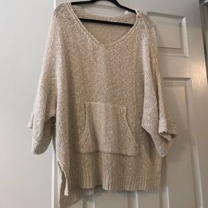 Super soft off the shoulder baggy sweater