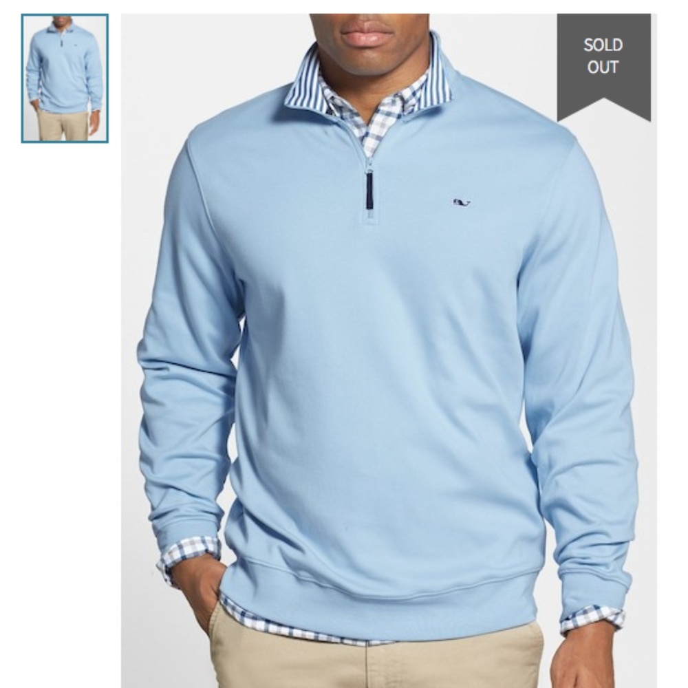 Vineyard Vines Quarter Zip Jersey Pullover