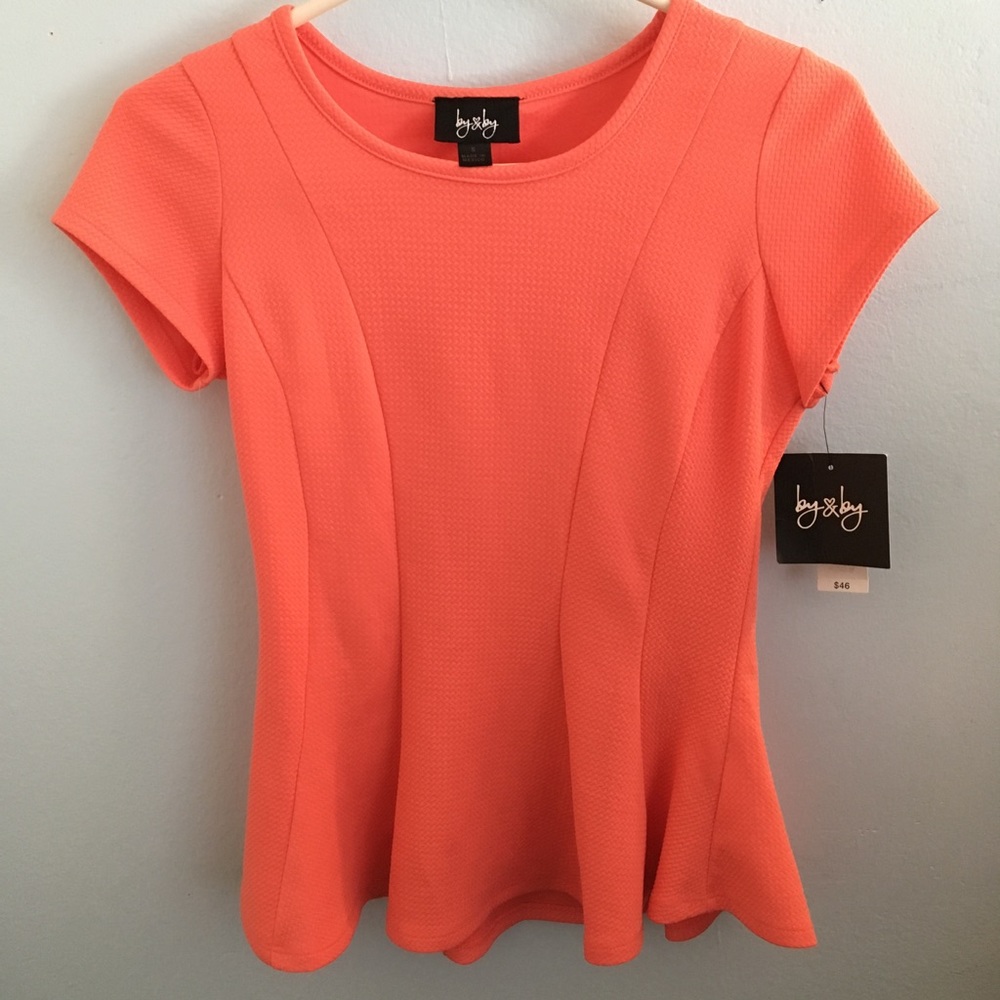 by&by ruffle shirt