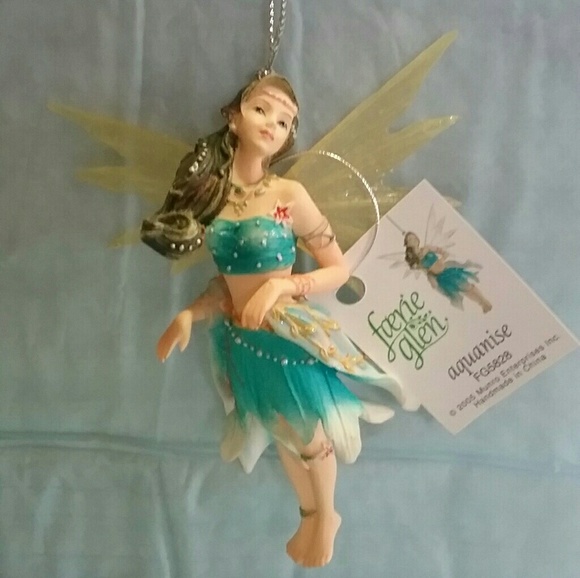Faeries Glen Set Of 5 Fairy Ornaments - Retired - Picture 2 of 6