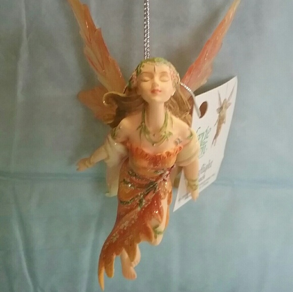 Faeries Glen Set Of 5 Fairy Ornaments - Retired - Picture 5 of 6