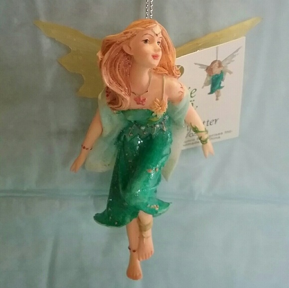 Faeries Glen Set Of 5 Fairy Ornaments - Retired - Picture 6 of 6