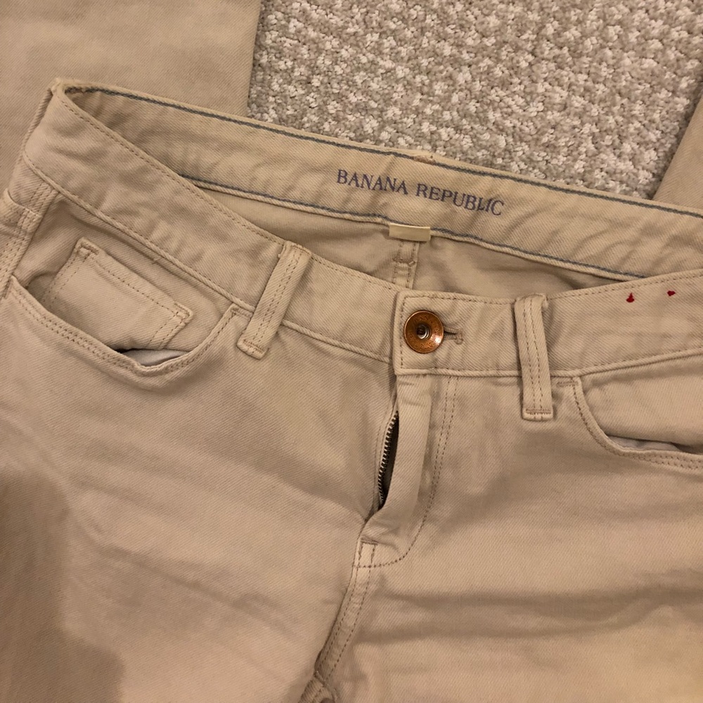 Banana Republic khaki denim