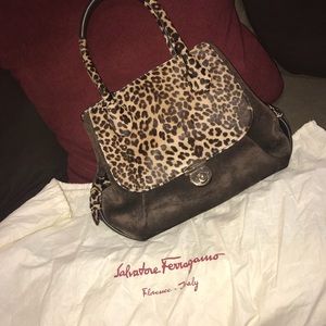 Salvatore Ferragamo Leopard Handbag