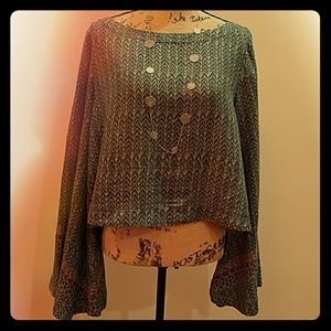 Free People Cropped Blouse