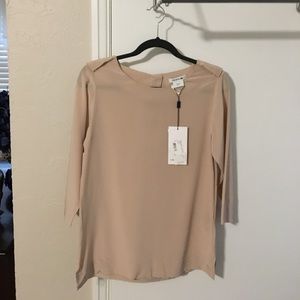 LaCoste 100% silk blouse